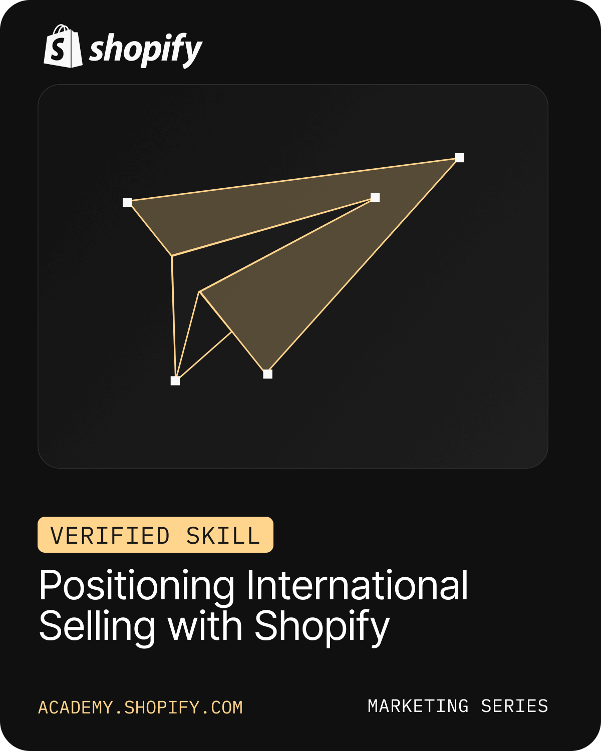 Shopify Positioning International Selling with Shopify Certification