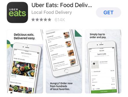 Uber Eats App Store Showcase