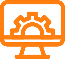 Design Software - Computer displaying a gear on its screen