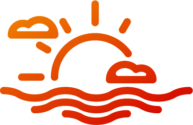 An orange sunset, representing the Mere Exposure Principle