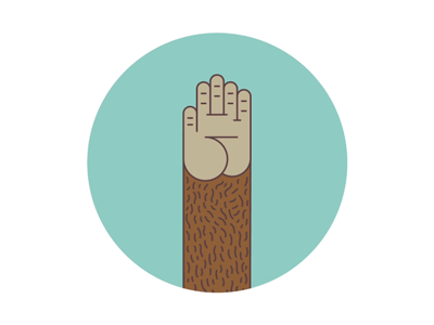 Mailchip's monkey hand poised to give you a high five