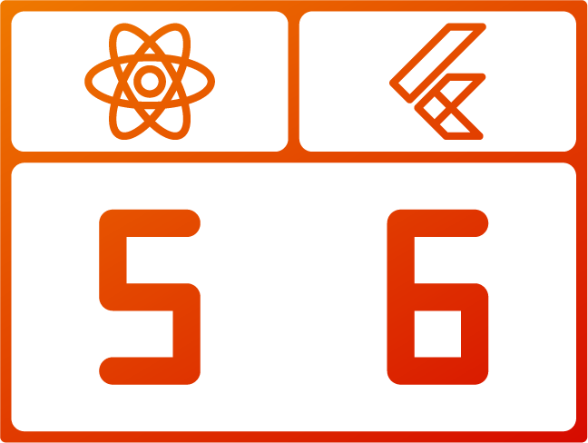 React Native vs Flutter Scoreboard. React Native: 5. Flutter: 6