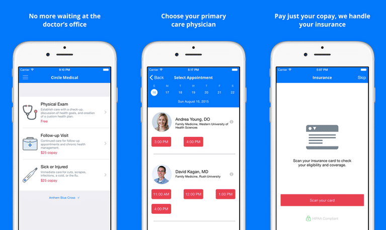 Circle Medical's new telehealth app