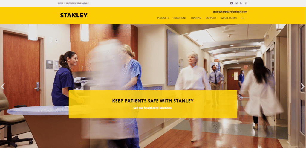 Stanley Hardware website