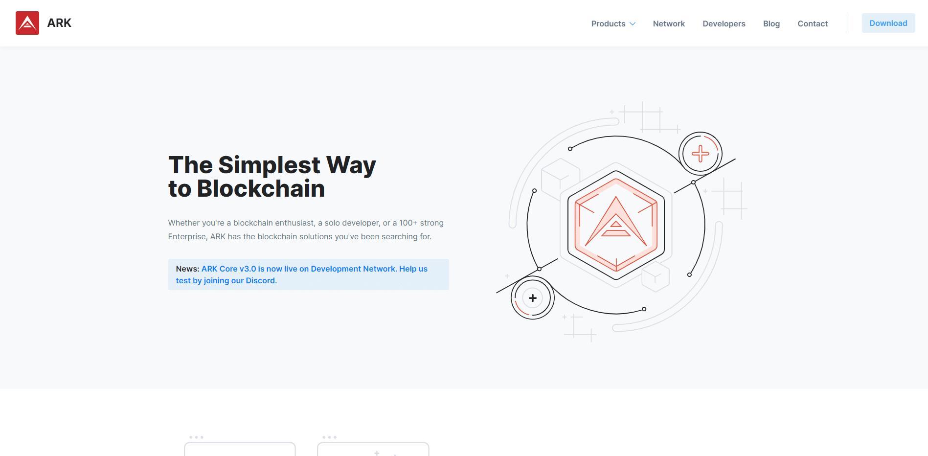 ARK Crypto website