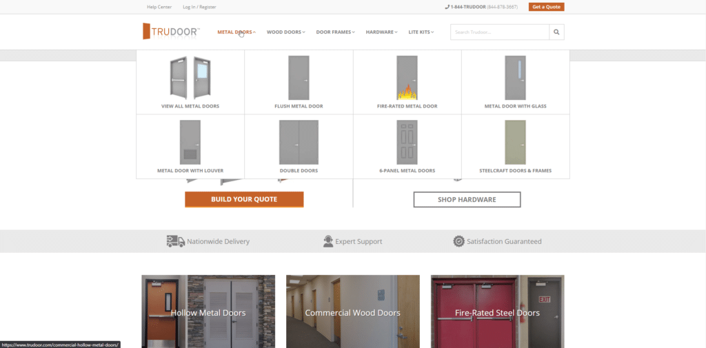 trudoor best commercial hardware website