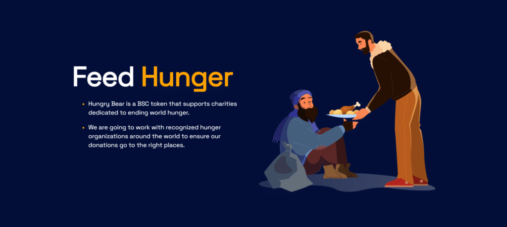 Hungry bear charity token mission
