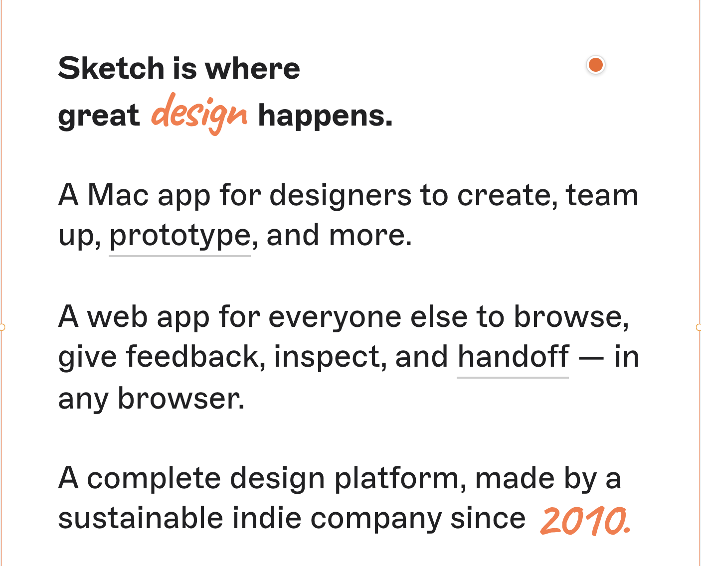 Sketch design software