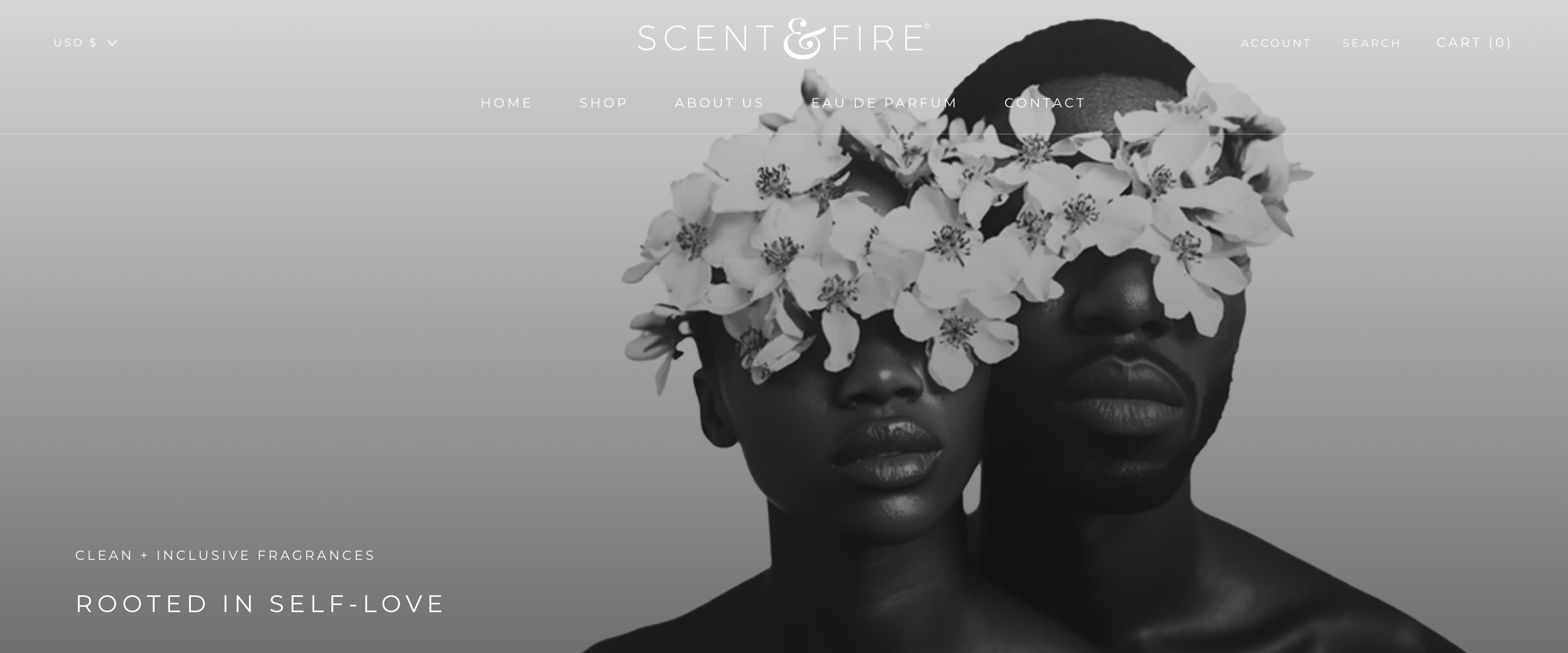 Scent and Fire homepage