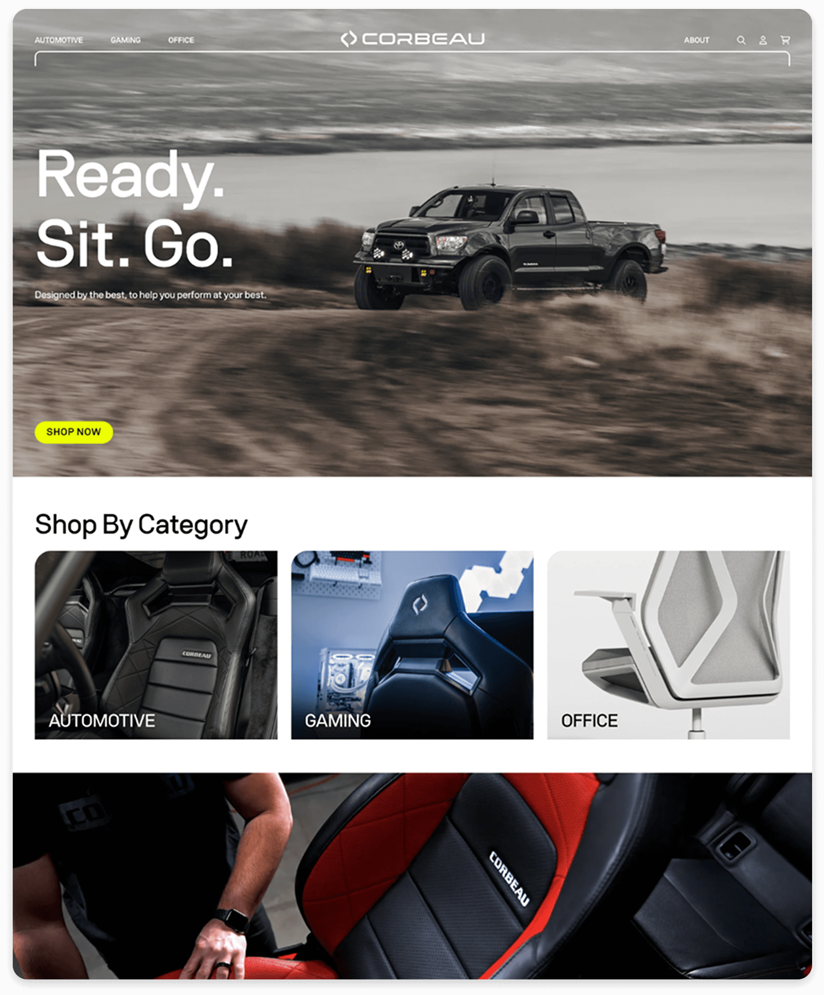 Corbeau Automotive Shopify Store