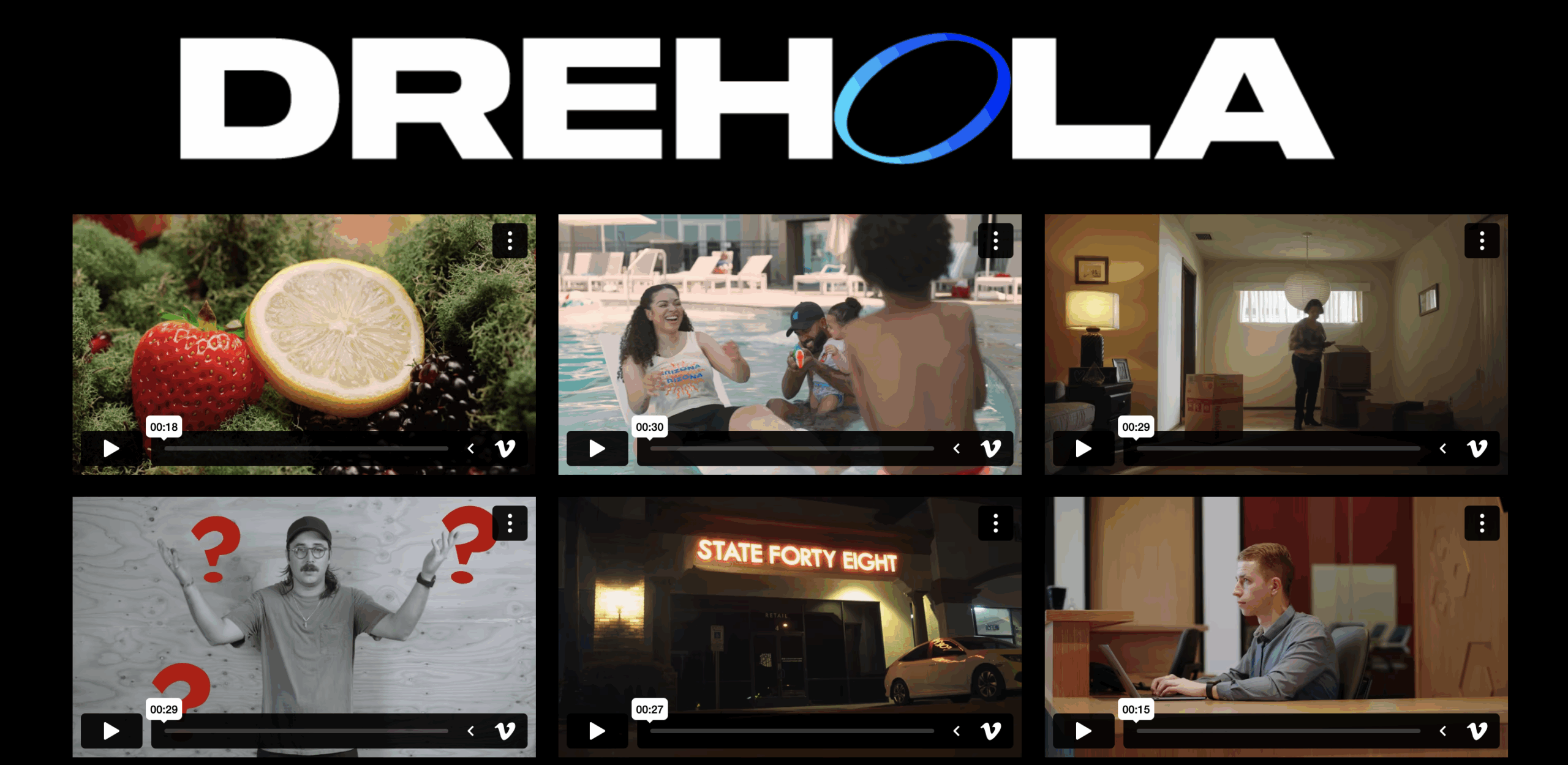 Drehola, a top videographer agency in the Southwest
