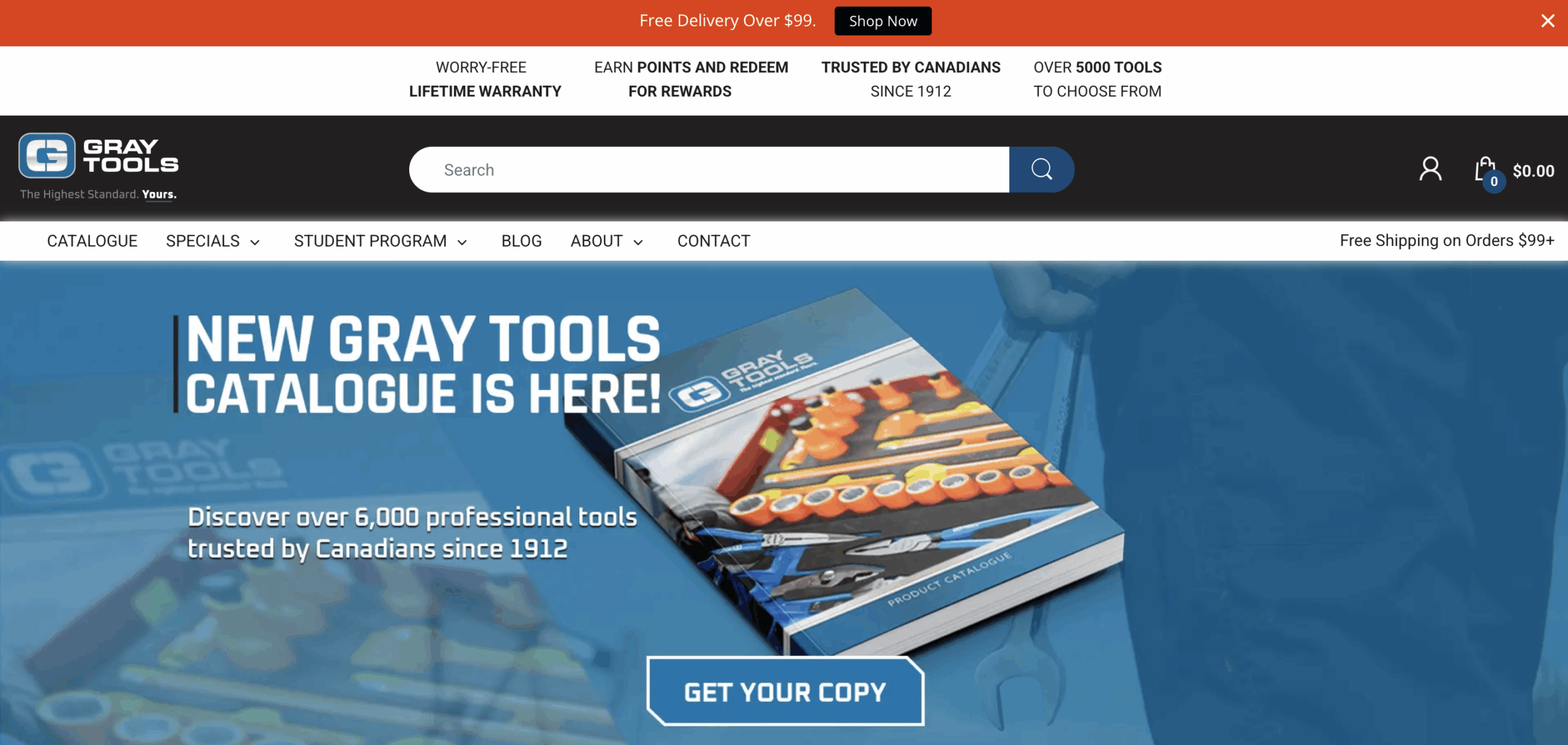 Gray Tools homepage