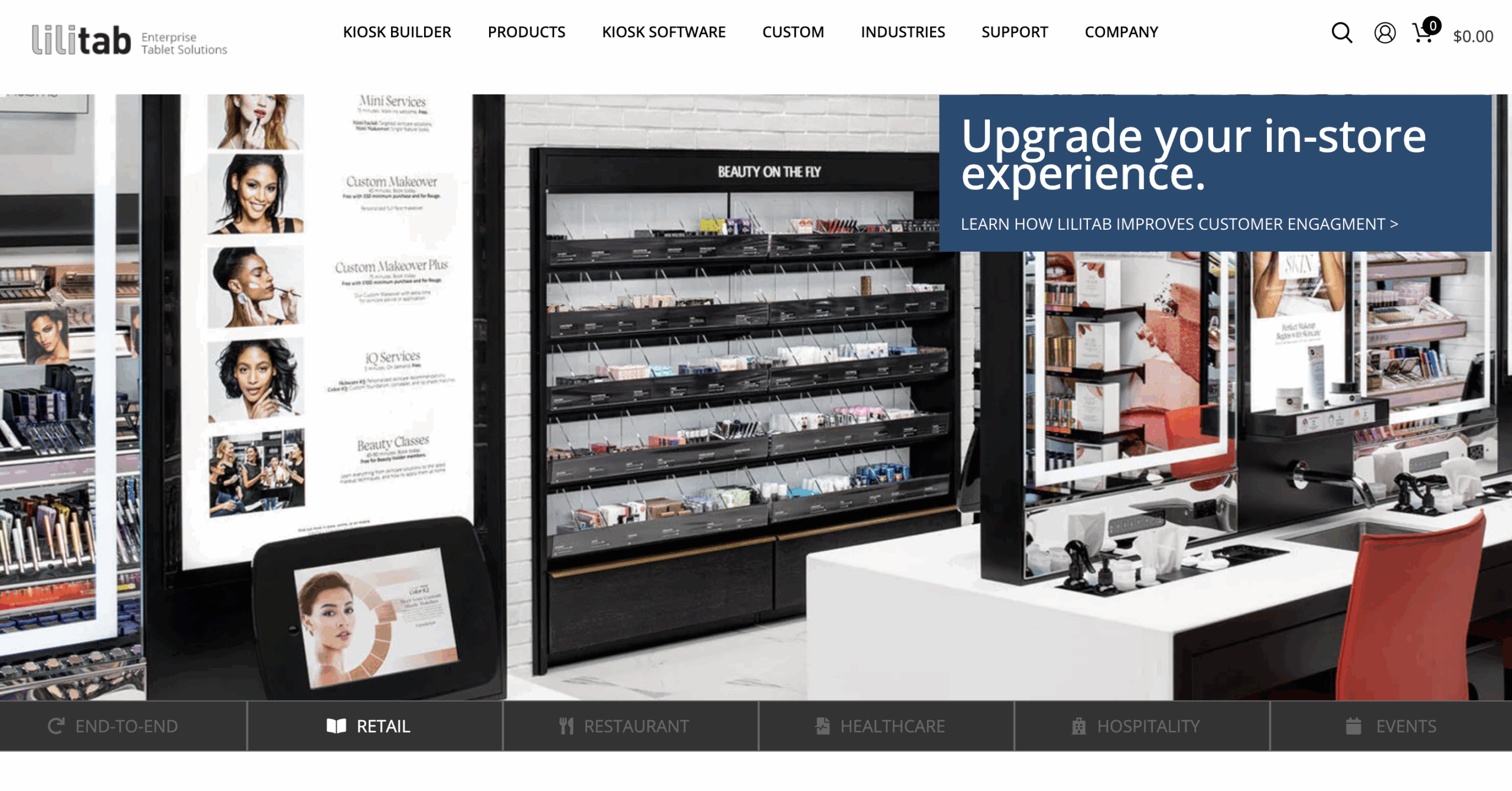 Lilitab homepage