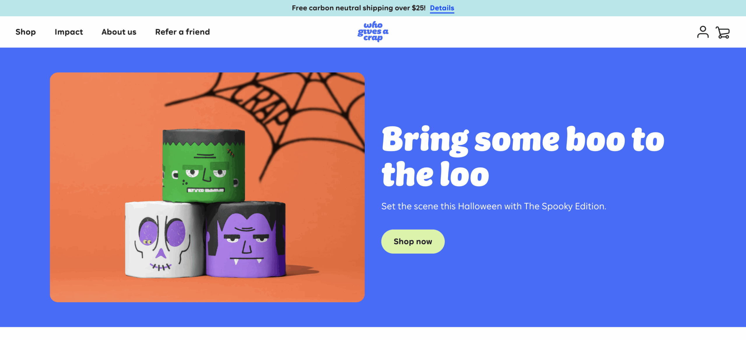 Who Gives a Crap Sustainable Shopify Store