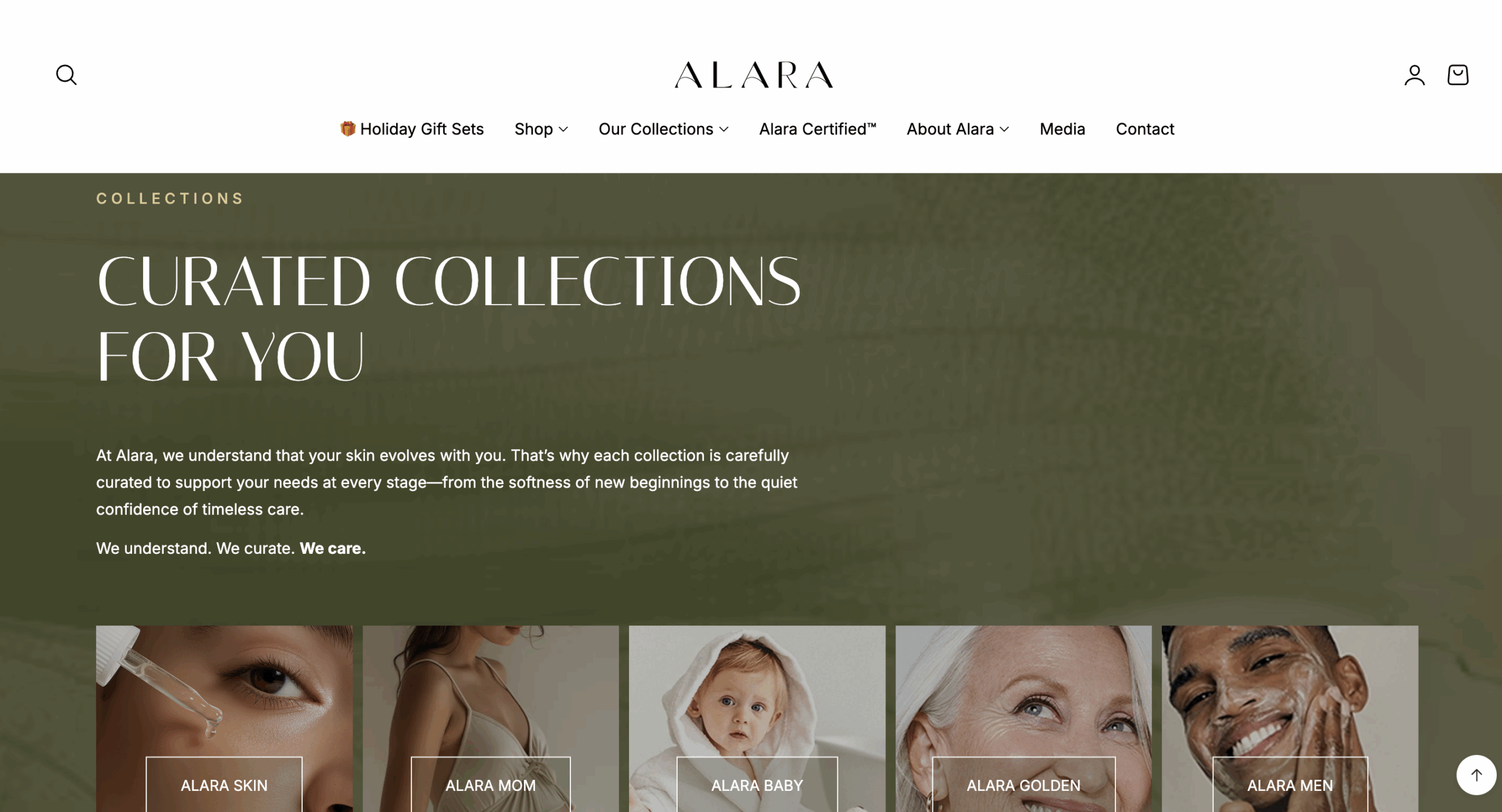 ALARA Beauty Organic Design