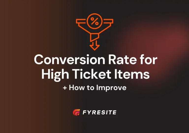 Average Ecommerce Conversion Rate for High-Ticket Sales: Benchmarks + How to Improve
