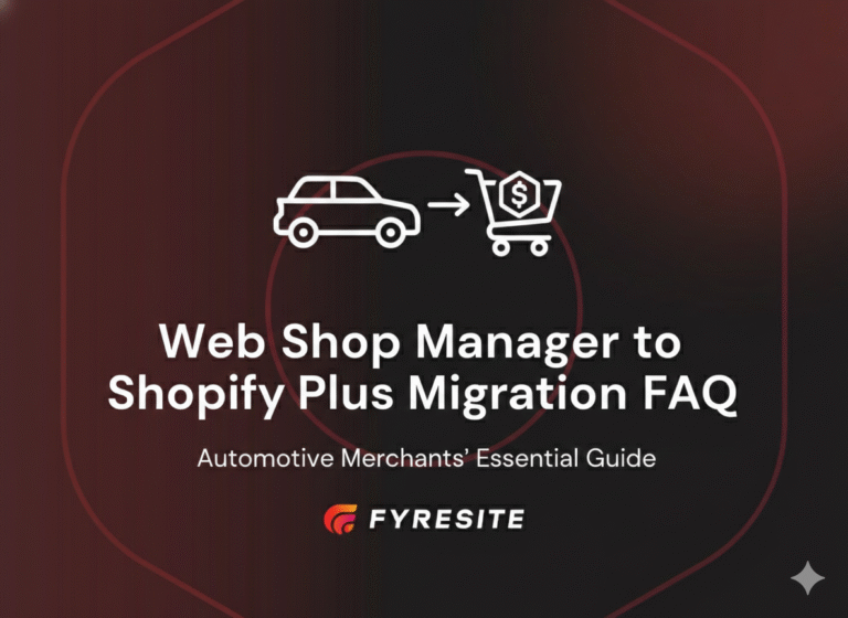 Web Shop Manager to Shopify Plus Migration FAQ