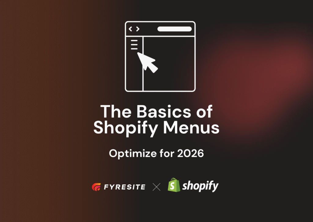 Basics of Shopify: All About Menus