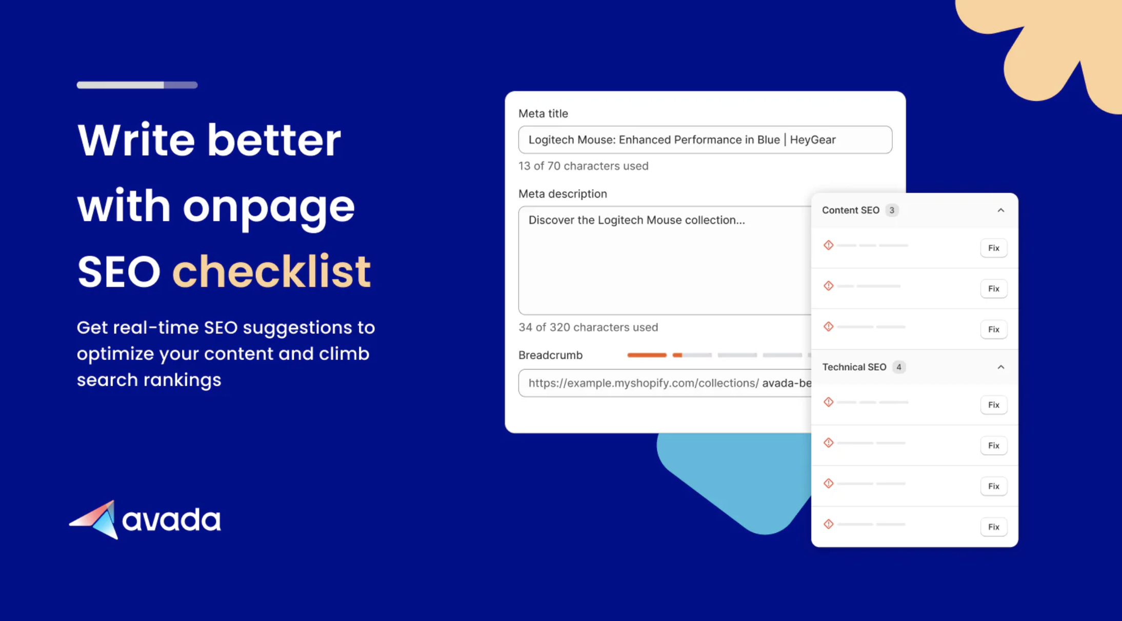 Avada AI SEO Shopify App