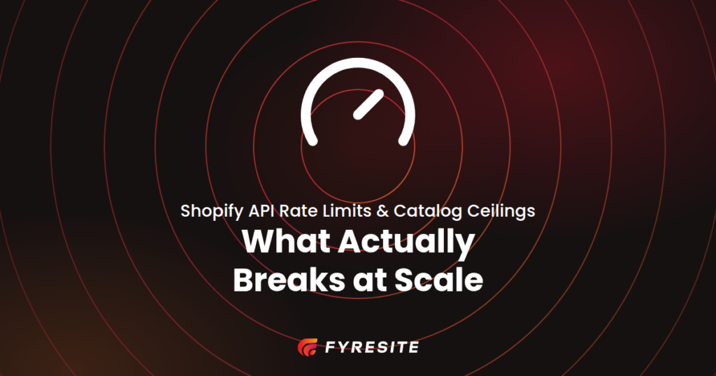 Shopify API Rate Limits & Catalog Ceilings_ What Actually Breaks at Scale