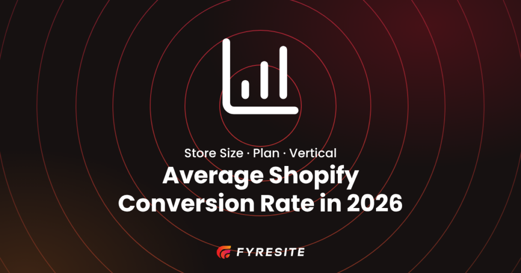 Average Shopify Conversion Rate in 2026: Benchmarks by Industry, Store Size and Plan